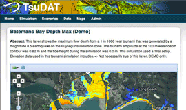 TsuDat: GeoNode and Disaster Modelling